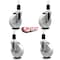 Service Caster 5'' Nylon Wheel Swivel 1-1/2'' Expanding Stem Caster Set 2 Brakes, 4PK SCC-EX20S514-NYS-2-TLB-2-112 - alternate 4